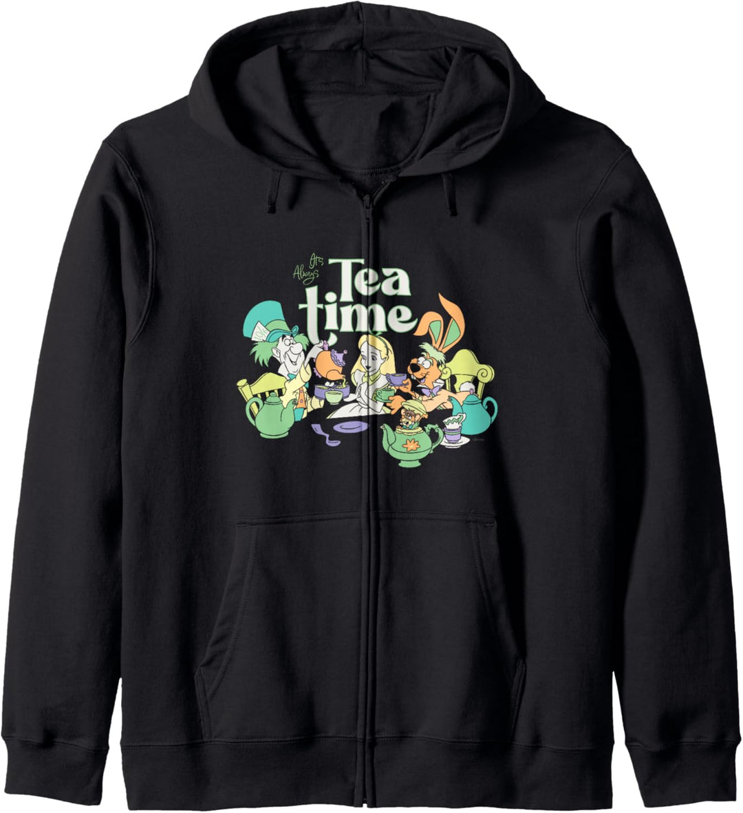 Disney Alice in Wonderland It’s Always Tea Time Vintage Kapuzenjacke