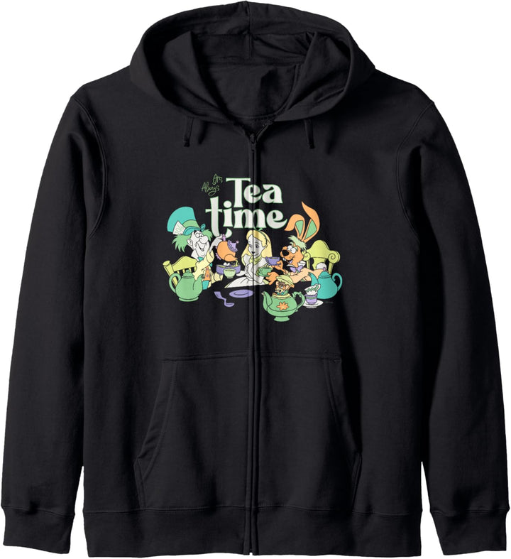 Disney Alice in Wonderland It’s Always Tea Time Vintage Kapuzenjacke