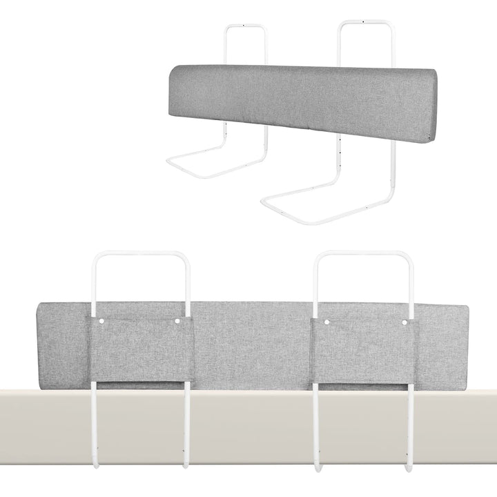 XMTECH Kinder Bettgitter Bettschutzgitter Bettumrandung Bettkantenschutz 40-60 cm Höhenverstellbar K
