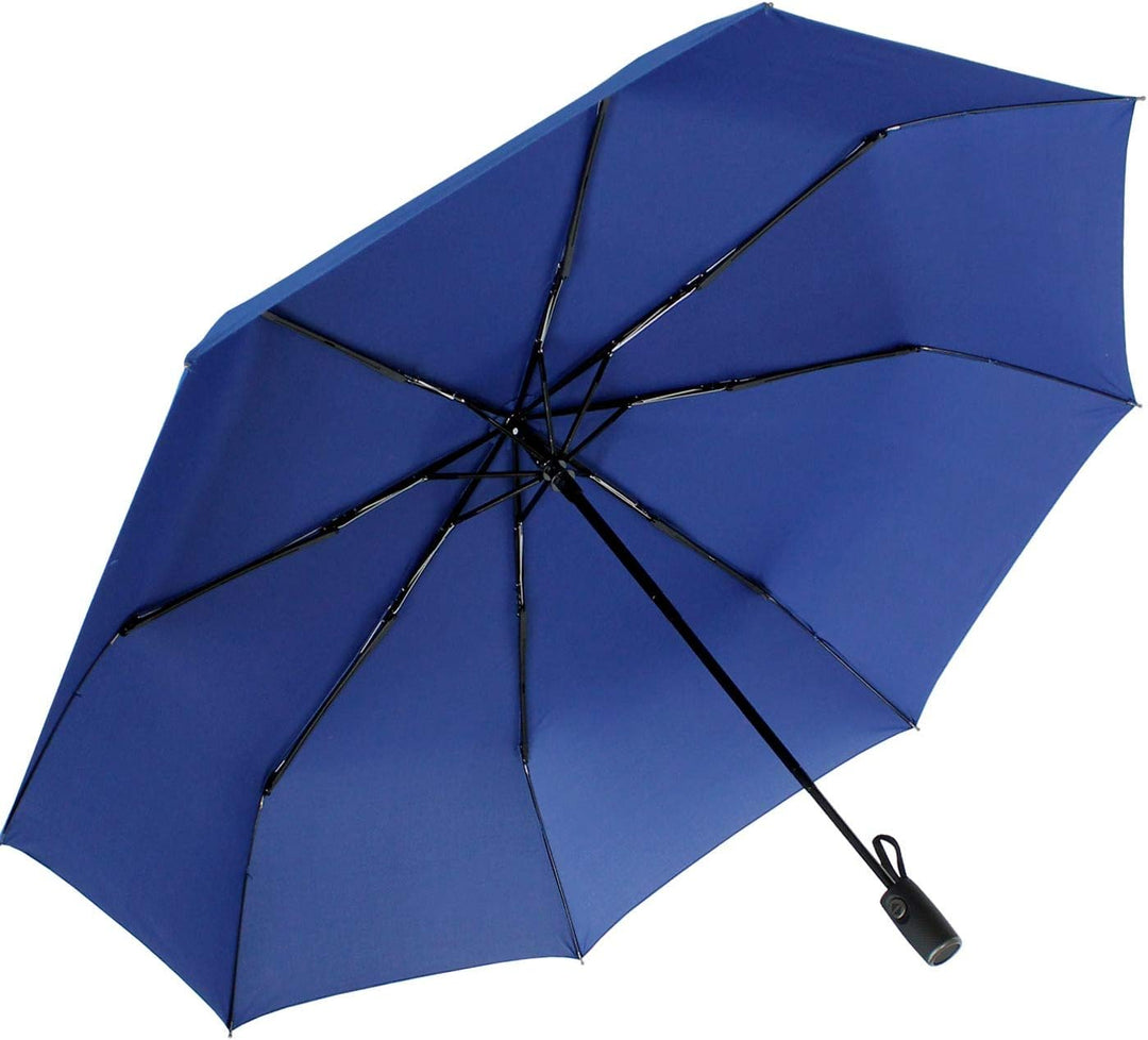 XXL Taschenschirm mit Auf-Zu-Automatik - Full Class - 122 cm grosses Dach Blau, Blau