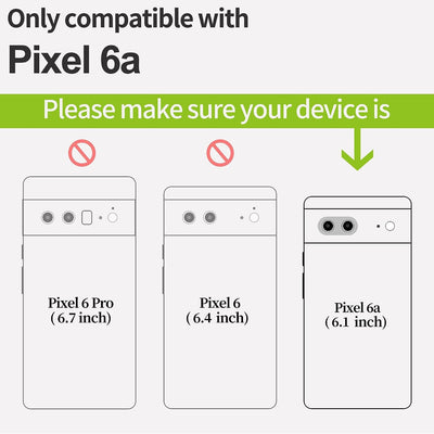 Carveit Handyhülle für Google Pixel 6a Case [Holz und TPU Silikon Hybrid hülle] Stossfeste Stossstan