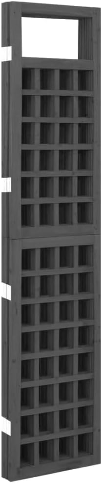 vidaXL Tannenholz Massiv Paravent Spalier 4-TLG. Rankhilfe Raumtrenner Raumteiler Trennwand Umkleide