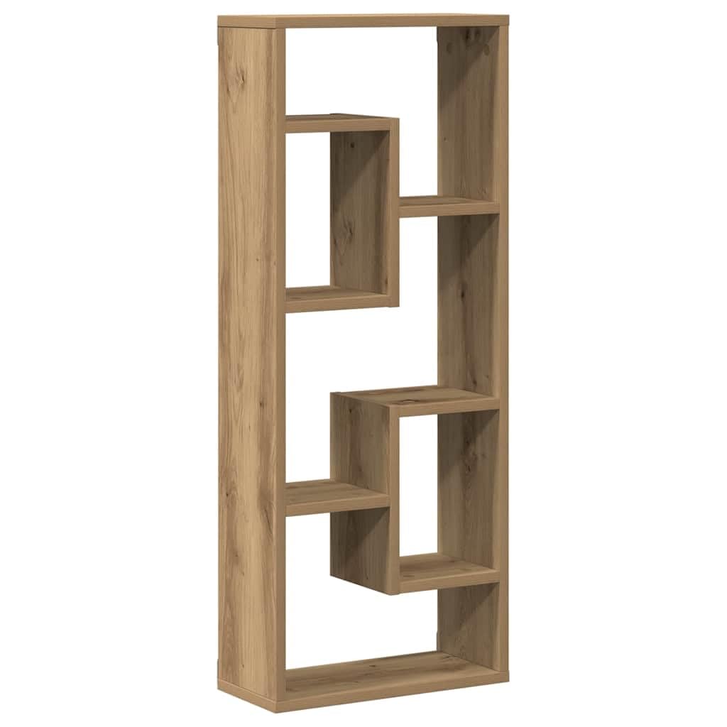 vidaXL Wandregal Artisan-Eiche 36 x 16 x 90 cm Holzwerkstoff Eiche Handwerklich, Eiche Handwerklich