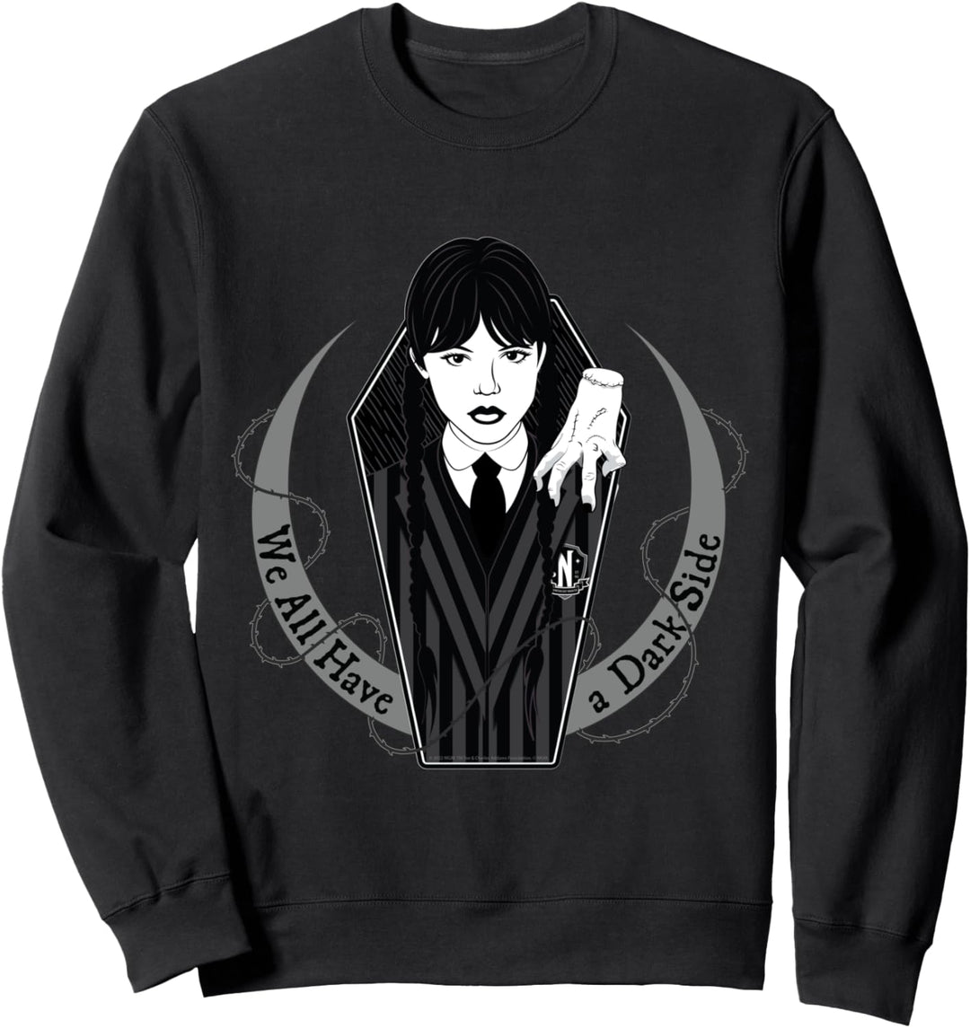 Mittwochsserie Mittwoch Wir haben alle eine dunkle Seite Sweatshirt