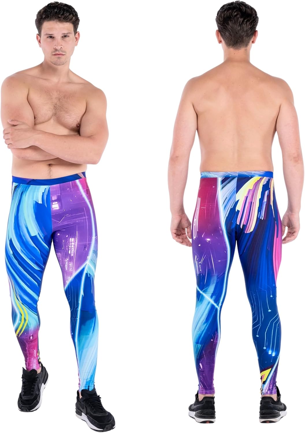 Kapow Meggings - Die originalen Männer-Leggings: Ideal für Fitness, Laufen, Mode, Festivals, Partys