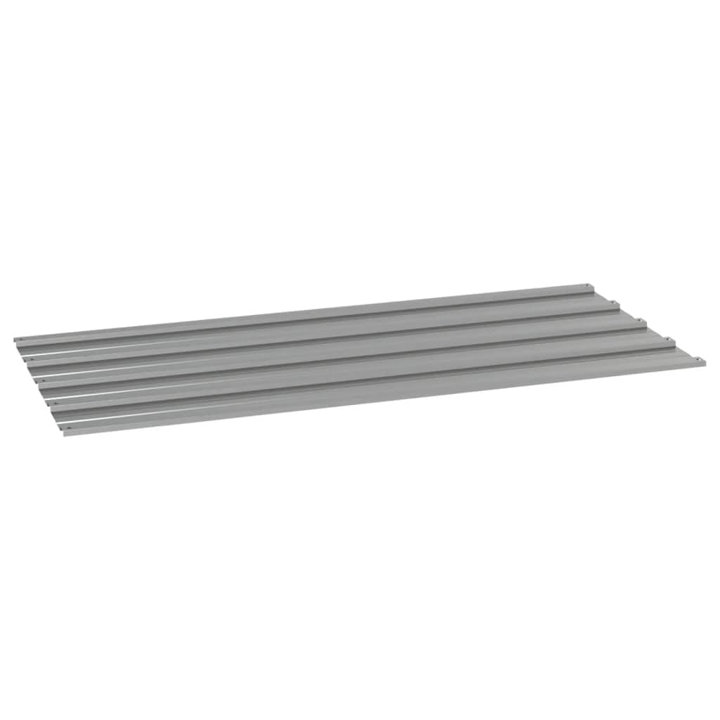 vidaXL Dachplatten 12 Stk., Trapezblech Wellblech, Dachblech Profilblech für Gerätehaus, Metallblech