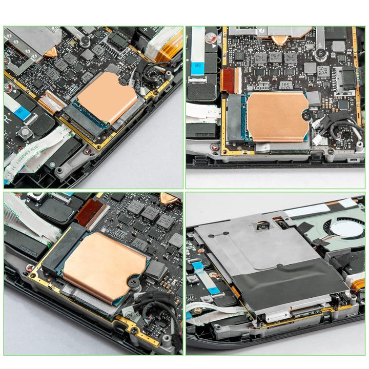 Zunate Steam Deck SSD Kühlkörper Thermal Pad, M.2 2230 NVME SSD Kupfer Kühlkörper Kühlung Wärmeleitp