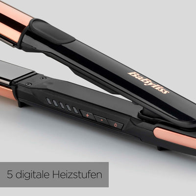 BaByliss Straight & Curl Brilliance 2-in-1 Glätteisen ST482E, Schwarz Glätteisen_Straight & Curl Bri