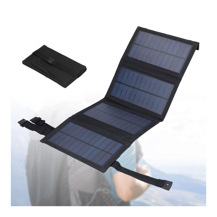 20W Tragbares Solarpanel, Faltbares USB-Solarpanel-Ladegerät, IP65 Wasserdicht, USB5V-Ausgang, Entfa