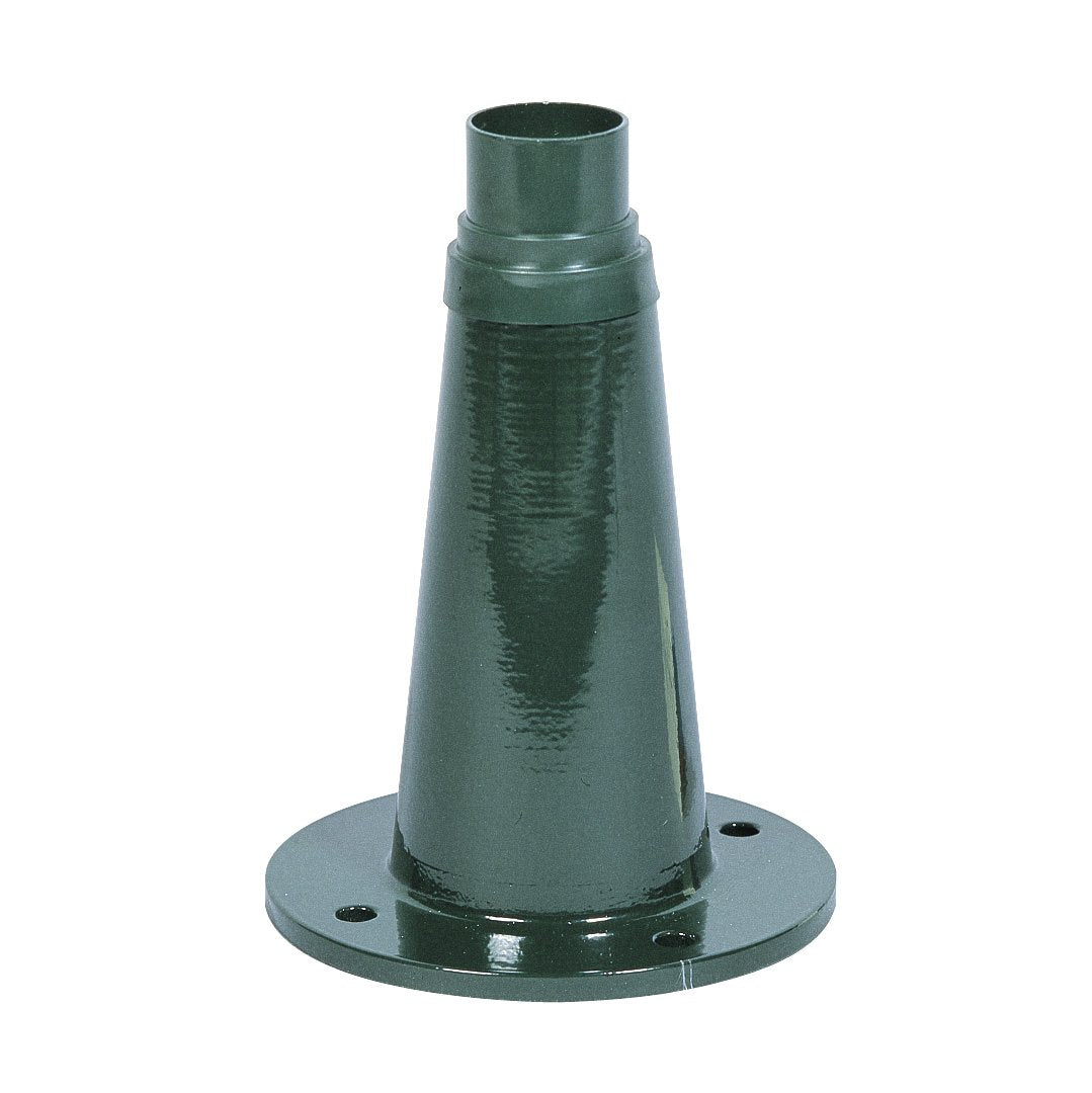 Konstsmide Junior Sockel B: 17.0 cm T: 4.8 cm H: 24.5 cm lackiertes Aluminium, grün 574-600