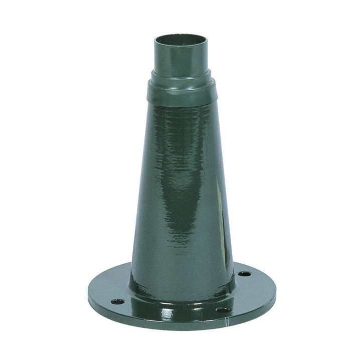 Konstsmide Junior Sockel B: 17.0 cm T: 4.8 cm H: 24.5 cm lackiertes Aluminium, grün 574-600