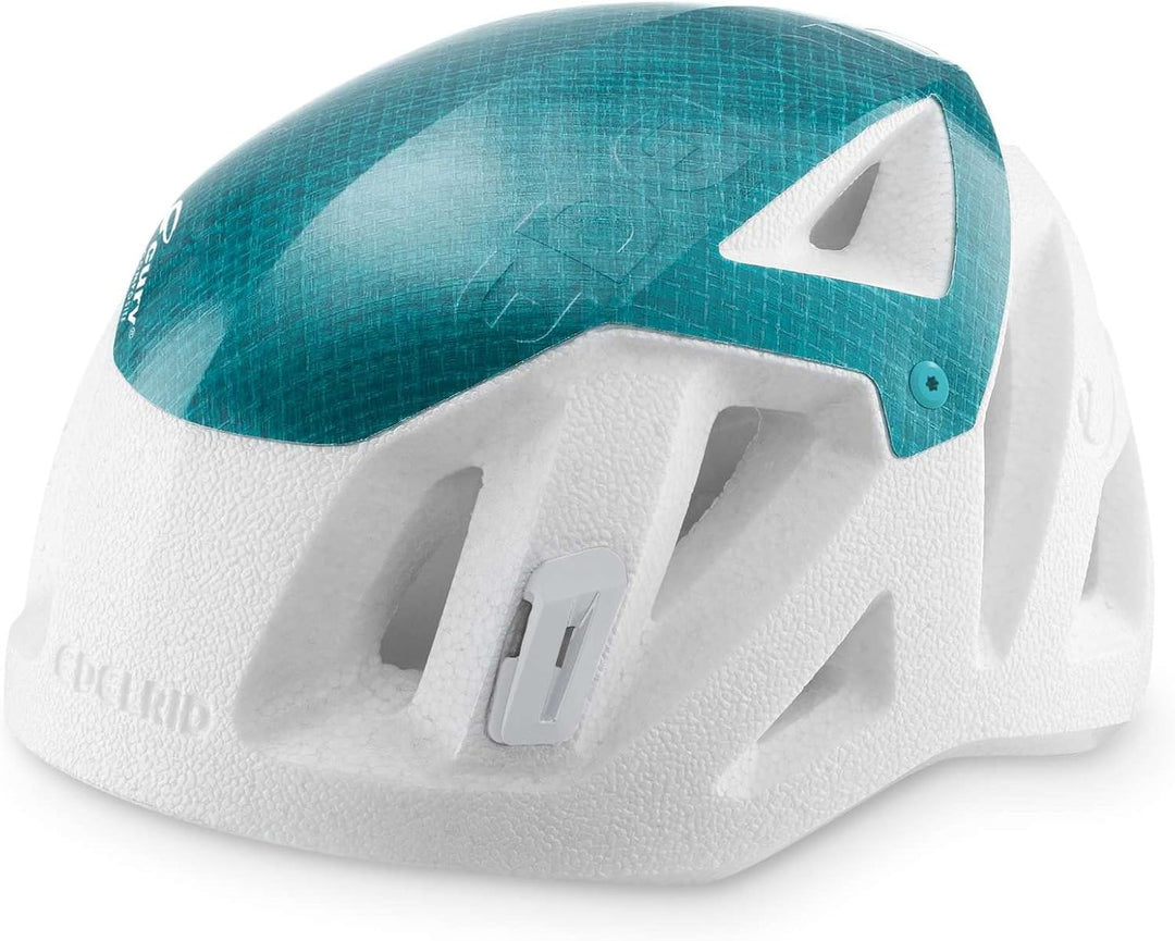 EDELRID Salathe Lite Kletterhelm Klettersteighelm Bergsporthelm Weiss 50-58cm, Weiss 50-58cm