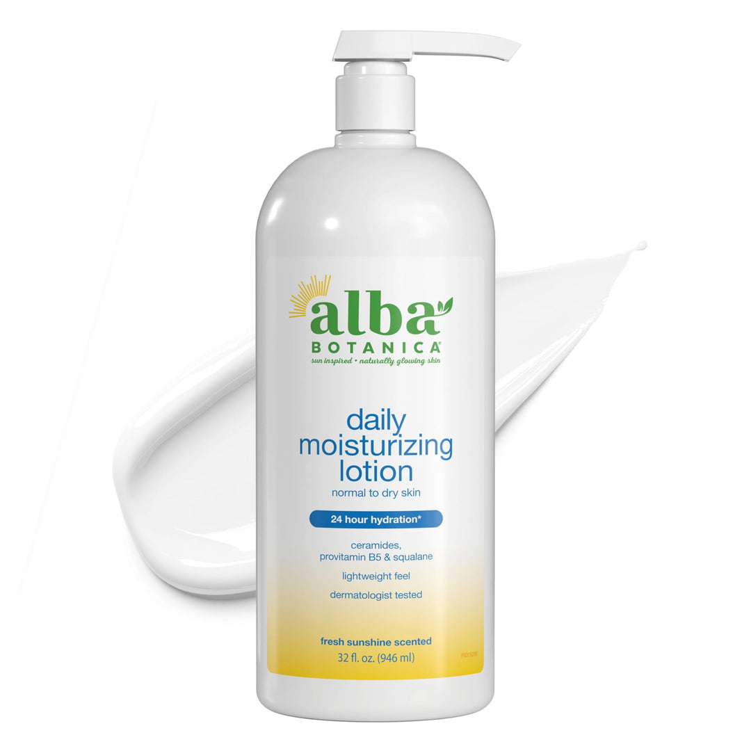 Alba Botanica Very Emollient Body Lotion, Maximum Dry Skin Formula, 32-Ounce Bottle