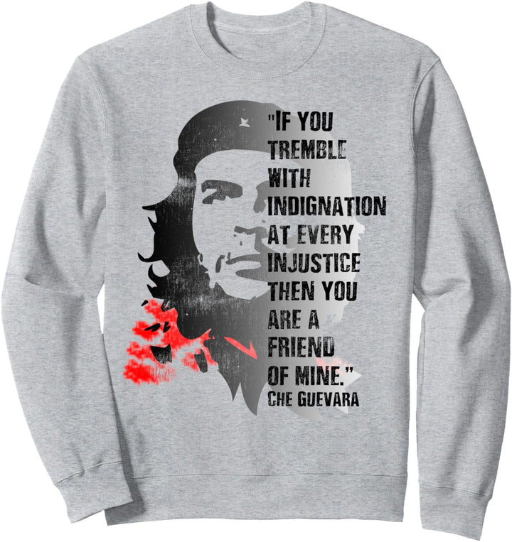 Retro Che Guevara Admirer Revolutionäres Zitat. Meme Sweatshirt