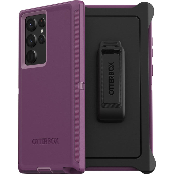 OtterBox Defender Series Screenless Edition Schutzhülle für Galaxy S22 Ultra, Violett