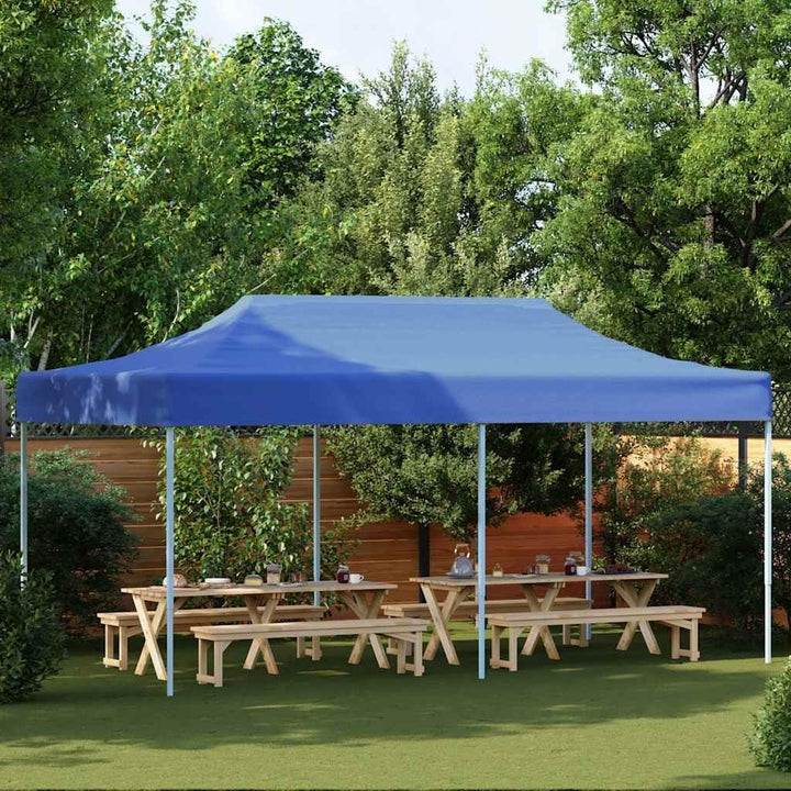 vidaXL Falt Pavillon 3x6 m Blau Partyzelt Festzelt Gartenzelt Pavillion Zelt One size Blau, One size