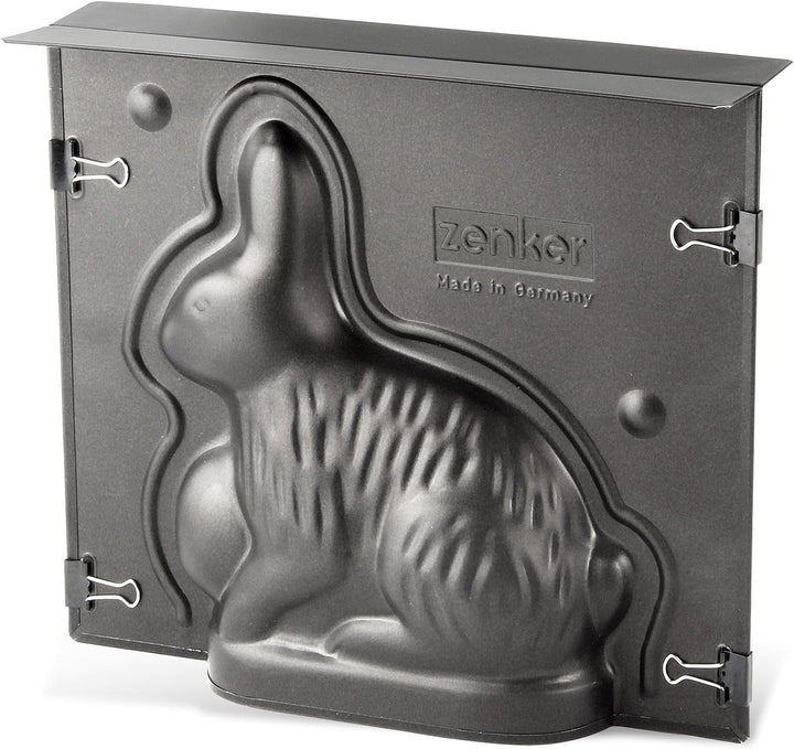 Zenker Osterlamm und Hase Backformen zu Ostern – 900 & 600 ml Füllvolumen – 3D Kuchenformen mit Häsc