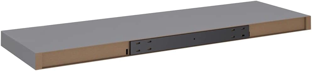 homiuse Schweberegale 4 STK. Grau 80x23,5x3,8 cm MDF Wand KüChenregal Regale FüR WäNde HäNgeregal Wa