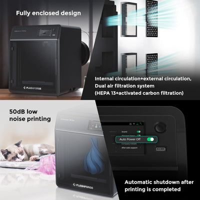 FLASHFORGE Adventurer 5M Pro 3D-Drucker, 600mm/s Hochgeschwindigkeits-FDM 3D-Drucker mit 1-Klick-aut