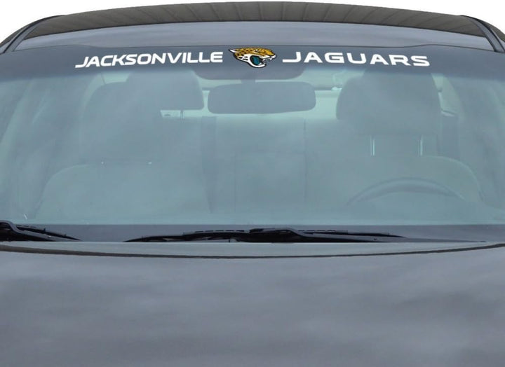 FANMATS 61474 Jacksonville Jaguars Sun Stripe Windschutzscheiben-Aufkleber 8,3 cm x 86,4 cm Jacksonv