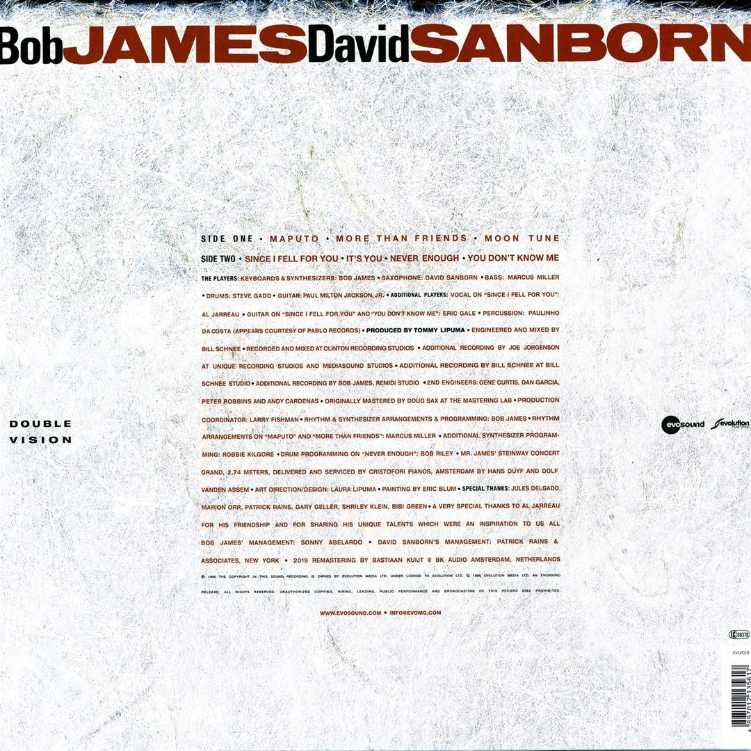 Double Vision, Vinyl