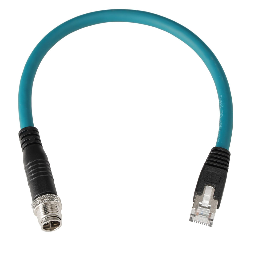 M12 Ethernet-Kabel, 8-polig, X-codiert, RJ45, CAT7e, GigE für Basler Cognex Vision, Kamerasensor, Ho
