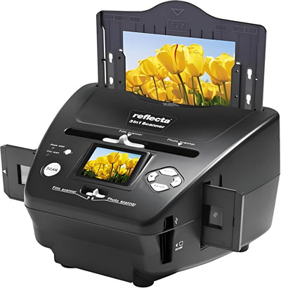 Reflecta 64220 Film/slide scanner 1800 x 1800DPI Schwarz - Scanner (1800 x 1800 DPI, 24 Bit, Film/sl