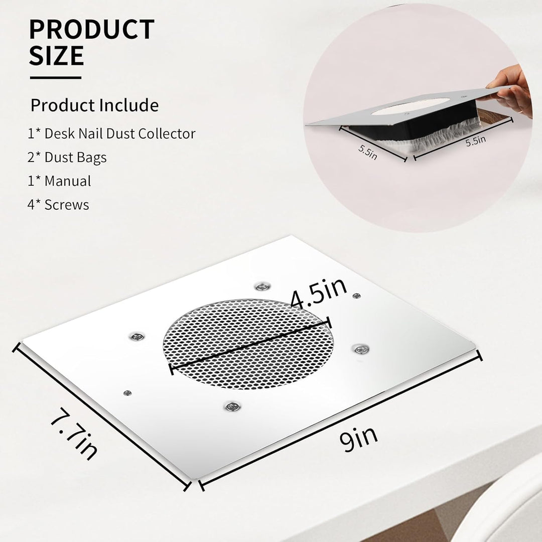 Nagelstaubabsauger Professioneller,Nagel Staubsammler Maschine, Leistungsstarker Nagelstaubsauger Ma