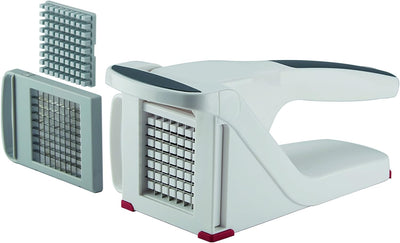 Zyliss E910025 Pommesschneider, Weiss, Pommes-frites und Gemüseschneider, 5 Jahre Garantie, Weiss