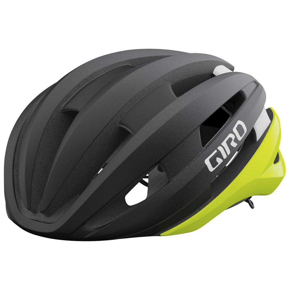 Giro Synthe MIPS II Rennrad Fahrrad Helm schwarz/gelb 2021, S