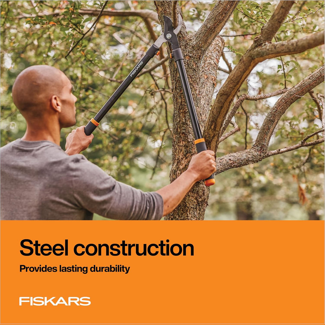 Fiskars Gartenwerkzeuge: Bypass-Astere, scharfe präzise geschliffene Stahlklinge, 71,1 cm Baumschnei