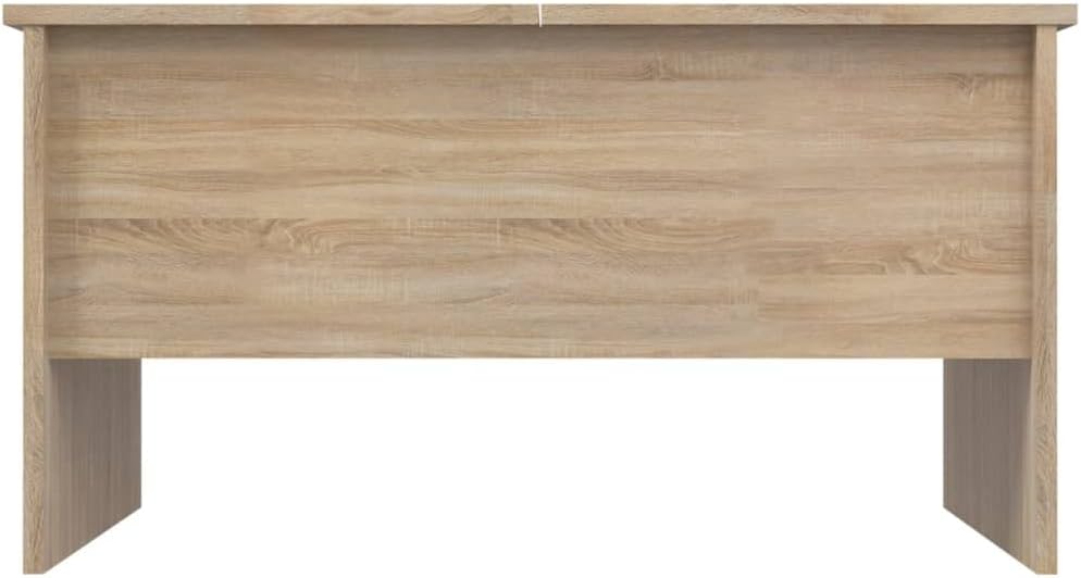 FIRBNUS 80x50x42,5 cm Couchtisch Höhenverstellbar Kleiner Beistelltisch Wohnzimmertisch Modern Stilv