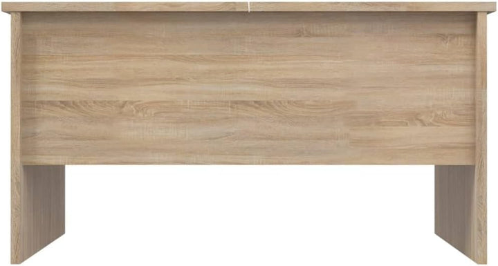 FIRBNUS 80x50x42,5 cm Couchtisch Höhenverstellbar Kleiner Beistelltisch Wohnzimmertisch Modern Stilv