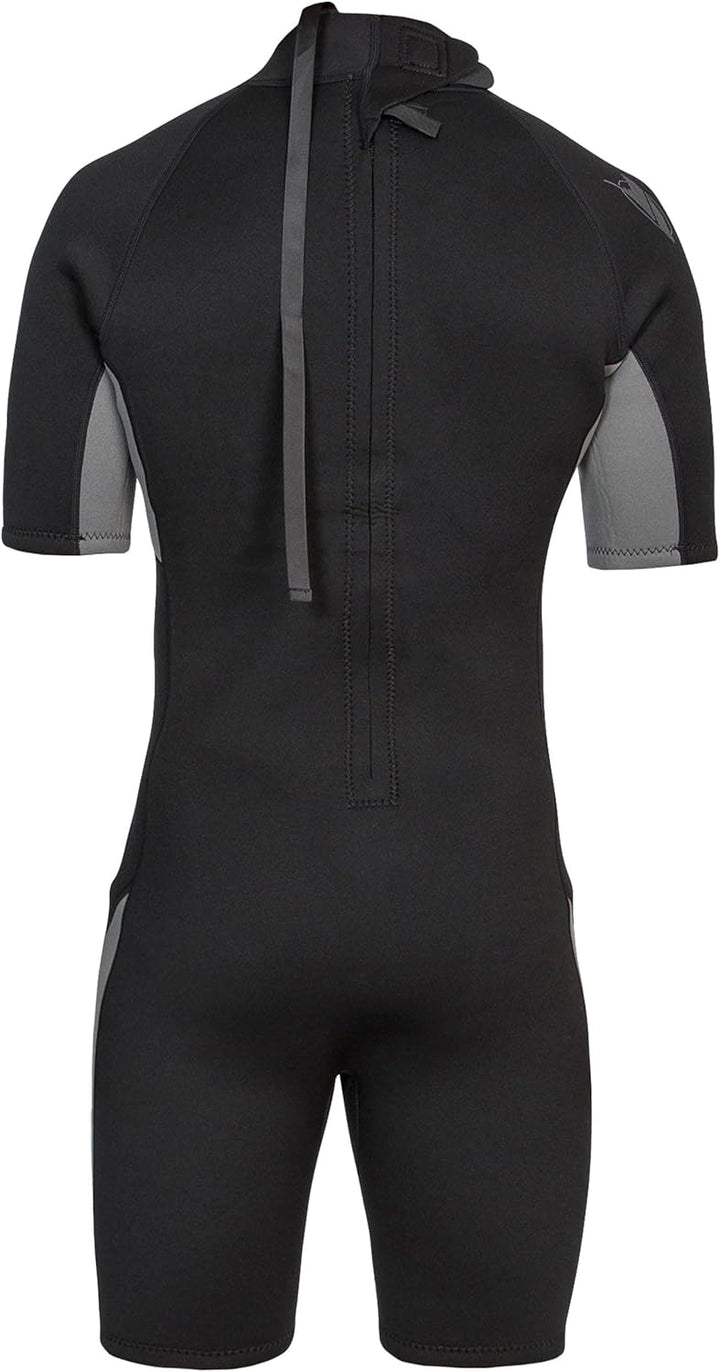Trespass Men's Scuba Short Neoprene Wetsuit with Zip S Schwarz, S Schwarz