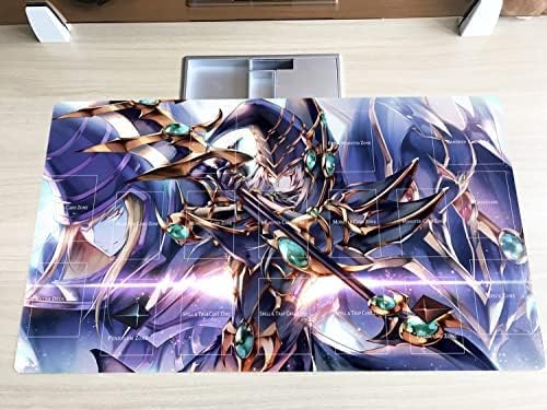Mikemat ZD014-04 Spielmatte Dark Magician Black Rose Dragon Mauspad TCG CCG Sammelkartenspielmatte +