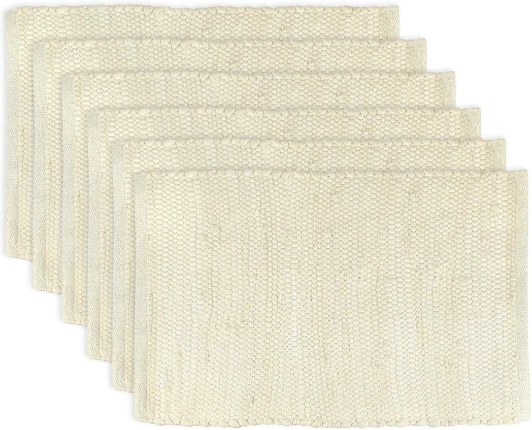 DII Platzdeckchen aus 100% Baumwolle, maschinenwaschbar Tischset Natur, Tischset Natur