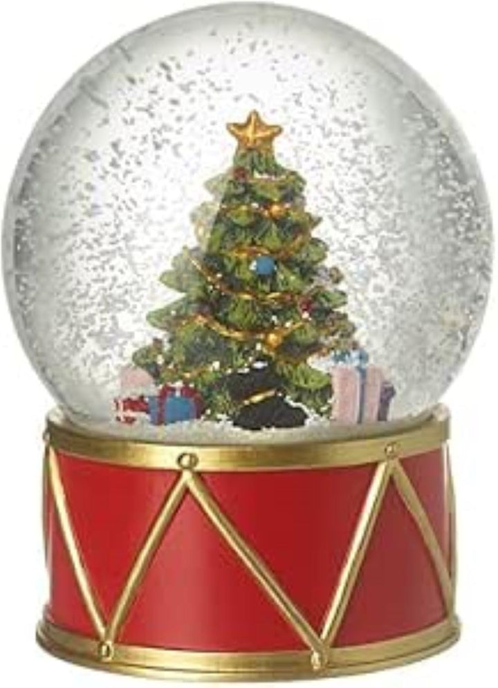 Heaven Sends Weihnachtsbaum auf Trommelsockel Schneekugel