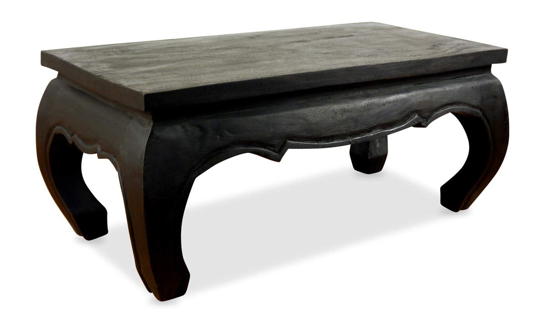 livasia Opiumtisch, Couchtisch aus Massivholz, Sofatisch, Beistelltisch