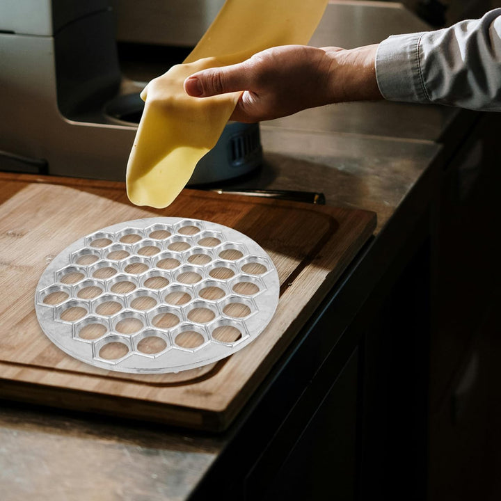 DOITOOL Russische Ravioli-Teigtaschenform, Pelmeni-Hersteller, Pelmeni-Metallform, Pelmeni, Fleischk