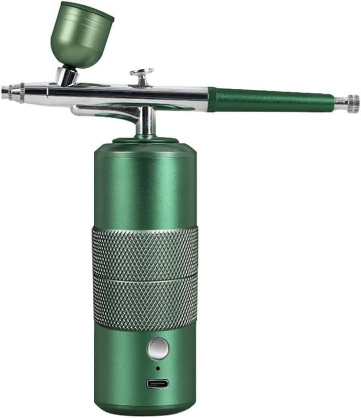 WANGCL Tragbares Airbrush-Set, 30 PSI Hand-Akku-Airbrush-Set, wiederaufladbar, Dual-Action-Mini-Airb