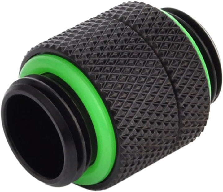 BitsPower Adapter gerade G1/4 Pouces AG auf G1/4 Pouces AG - drehbar, Schwarz