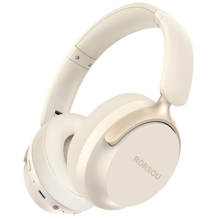 RORSOU B8 Over-Ear Bluetooth Kopfhörer, 6 EQ Musik Modi, 50 stündige Laufzeit, Deep Bass Wireless Ko