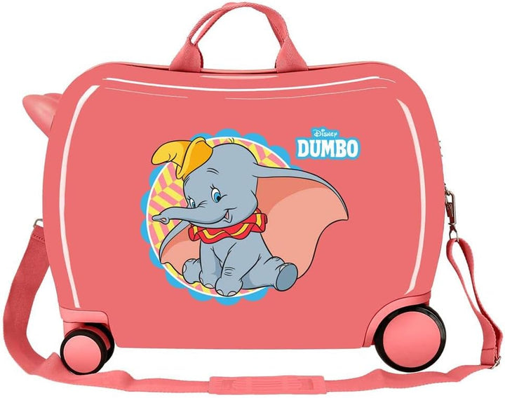 Disney Dumbo Kinderkoffer Koralle 50 x 39 x 20 cm starr ABS-Kombinationsverschluss seitlich 78 l 1,8