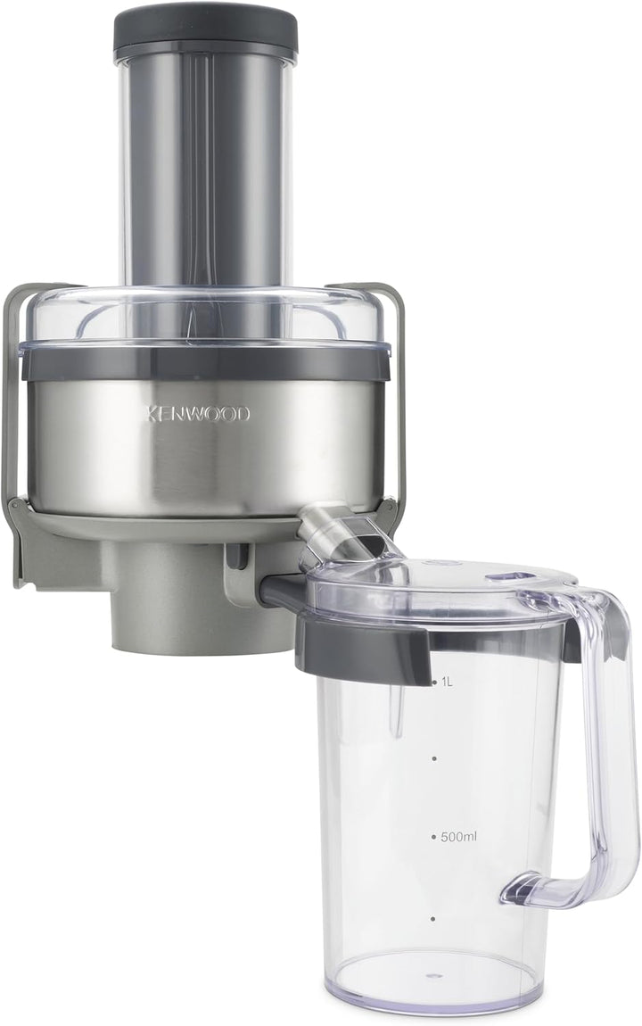 Kenwood Profi-Entsafter AT641 für Küchenmaschine Cooking Chef KM 070, Edelstahloptik, 20 x 27 x 31 c