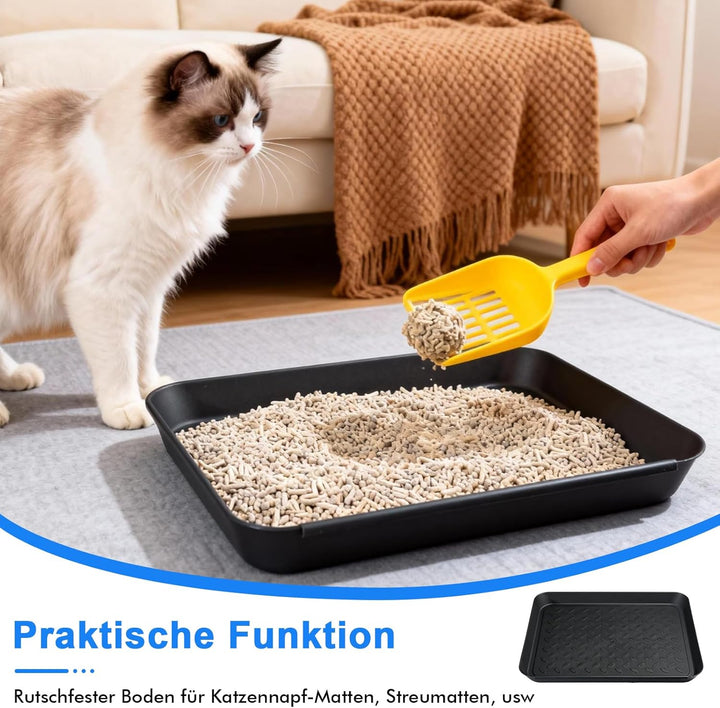 4 Set Schuhabtropfschale, 35 x 27.5 x 3 cm Schuhmatte Abtropfmatte, Abtropfschale Schuhe aus Kunstst