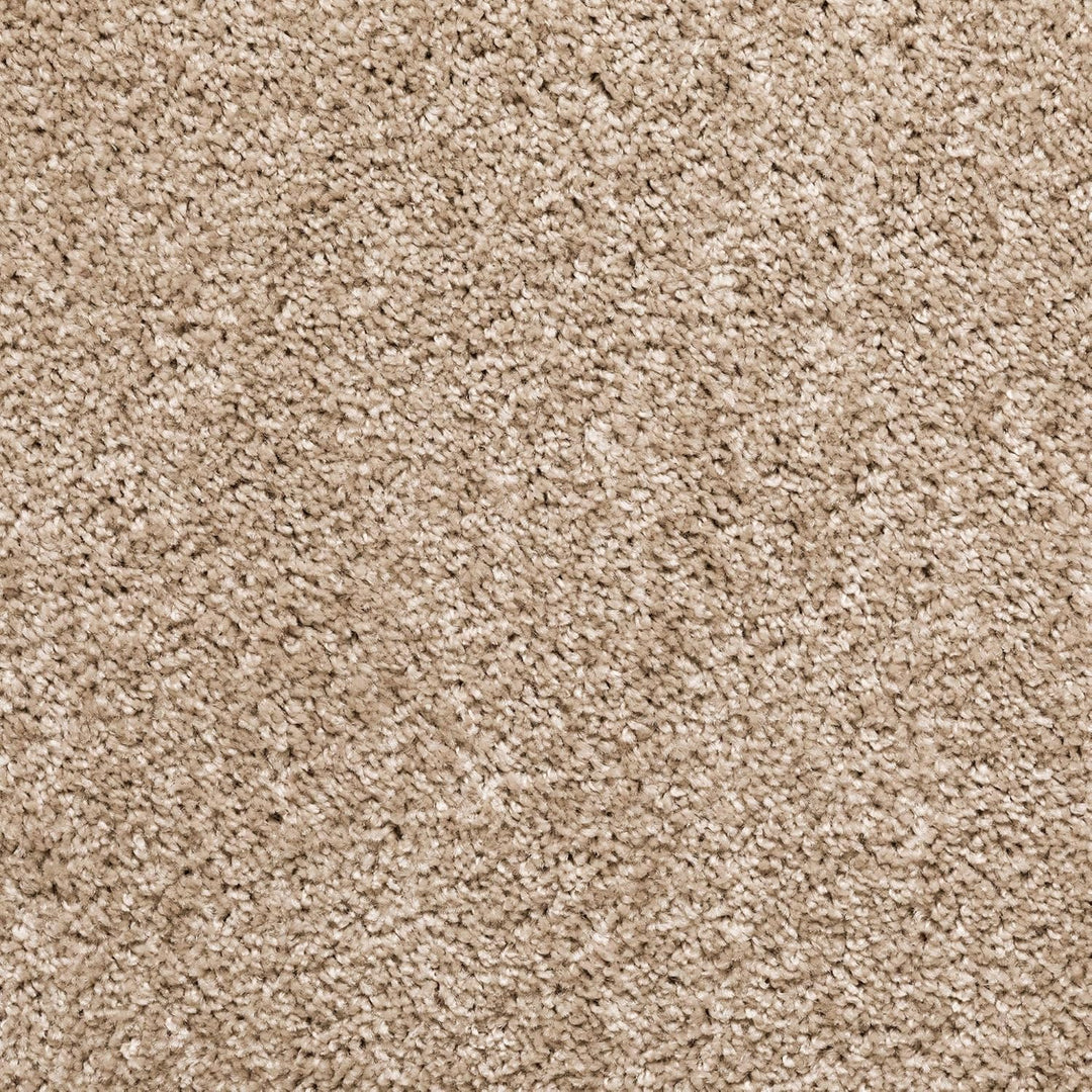 Steffensmeier Kurzflor Teppich Cambridge, Wohnzimmer, Schlafzimmer, in Sand, Grösse: Rund Ø 80 cm 80
