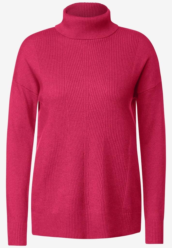 Cecil Damen Softer Rollkragenpullover XL Rosa, XL Rosa