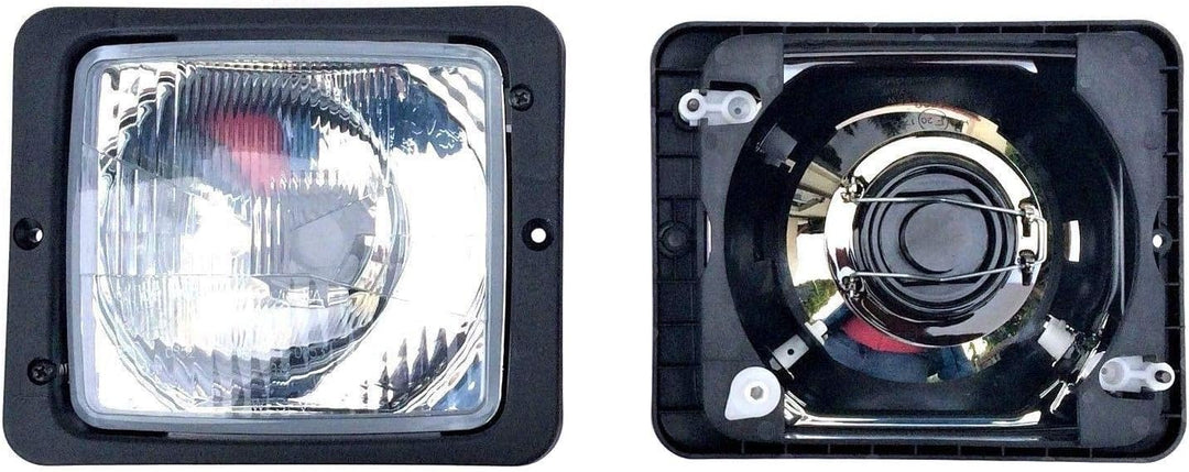 2x Scheinwerfer Fernlicht Abblendlicht H4 172x142 Traktor Zetor Atlas Fendt IHC
