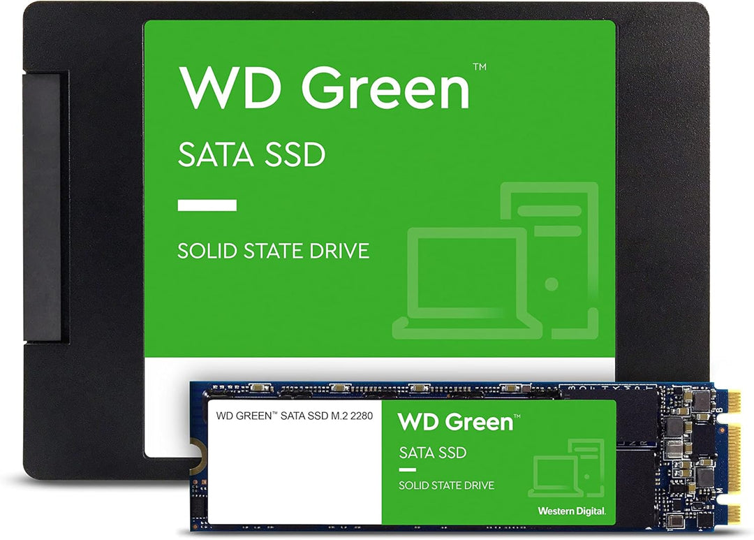 WD Green SATA SSD interne SSD 2 TB (2,5 Zoll Modul für den Einsatz in Laptops und Desktop PCs, SLC-C