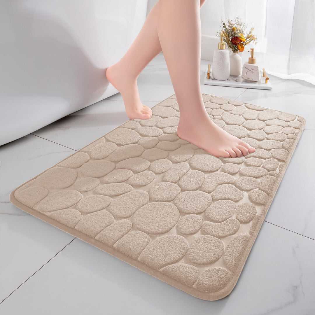 chakme Badematte Memoryschaum Badteppich Memory Foam Duschvorleger Saugfähige Badvorleger Badezimmer